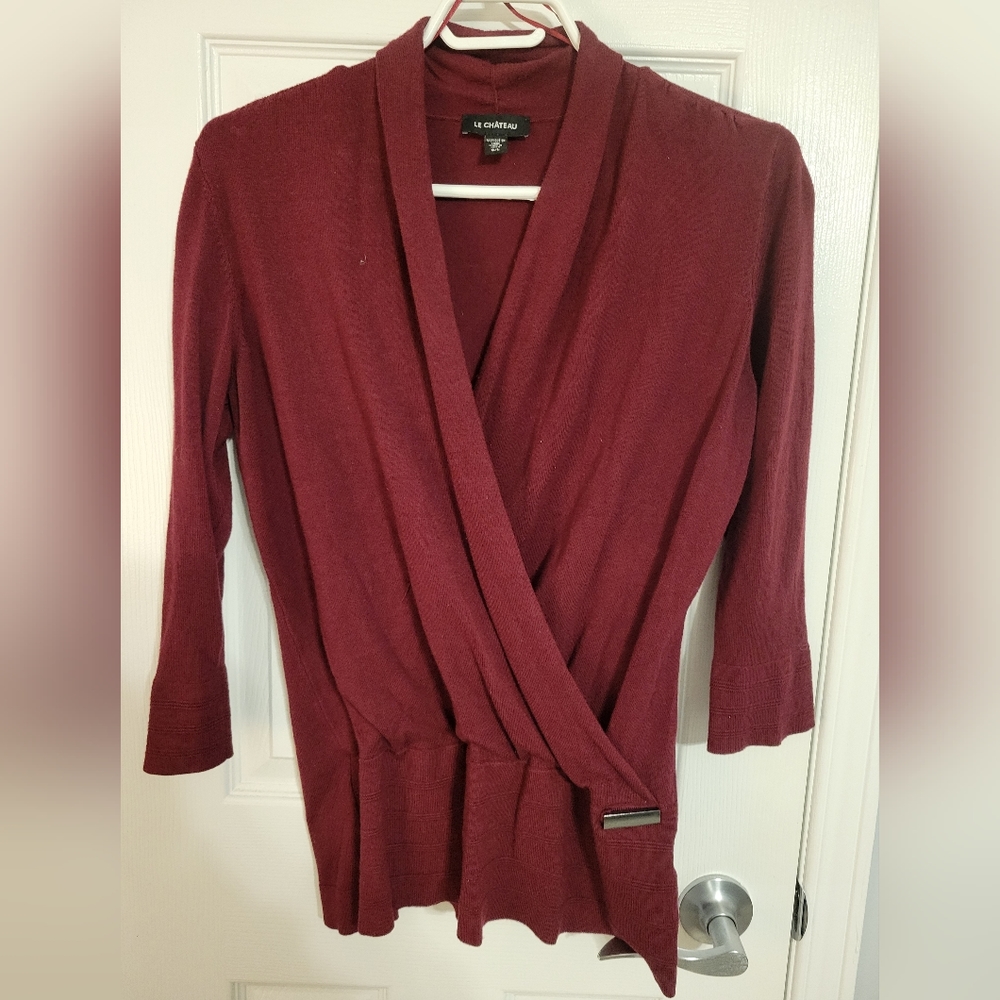 Le Chateau wrap style top